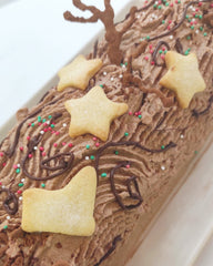 Yule Log Belgian Chocolate and Red Fruit