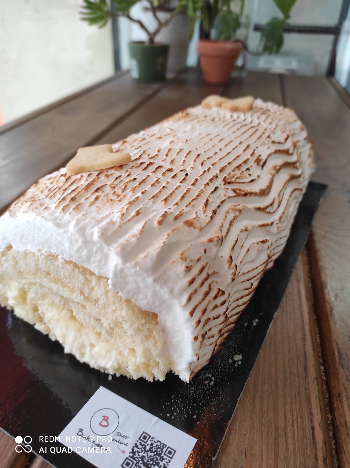 Yule Log Lemon Meringue