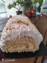 Yule Log Lemon Meringue