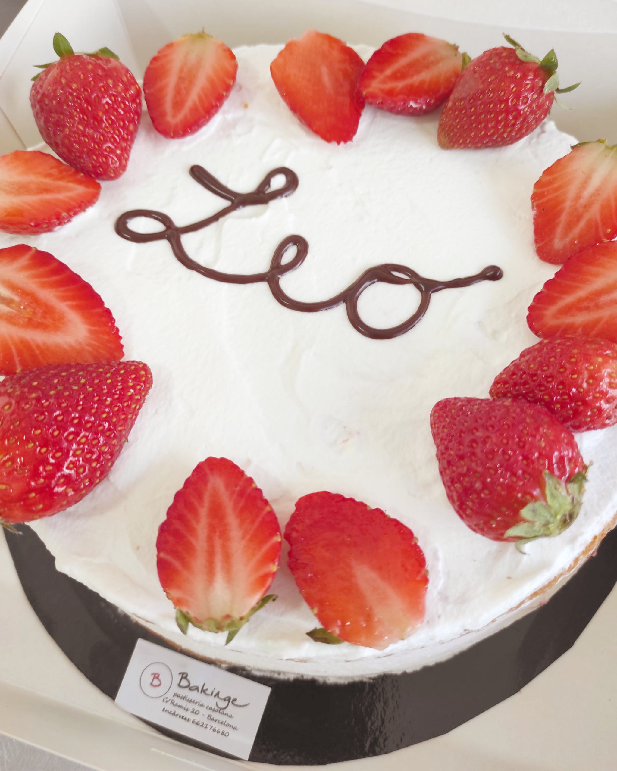 Vanilla Fresh Fruit Cake