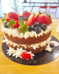 Vanilla Fresh Fruit Cake